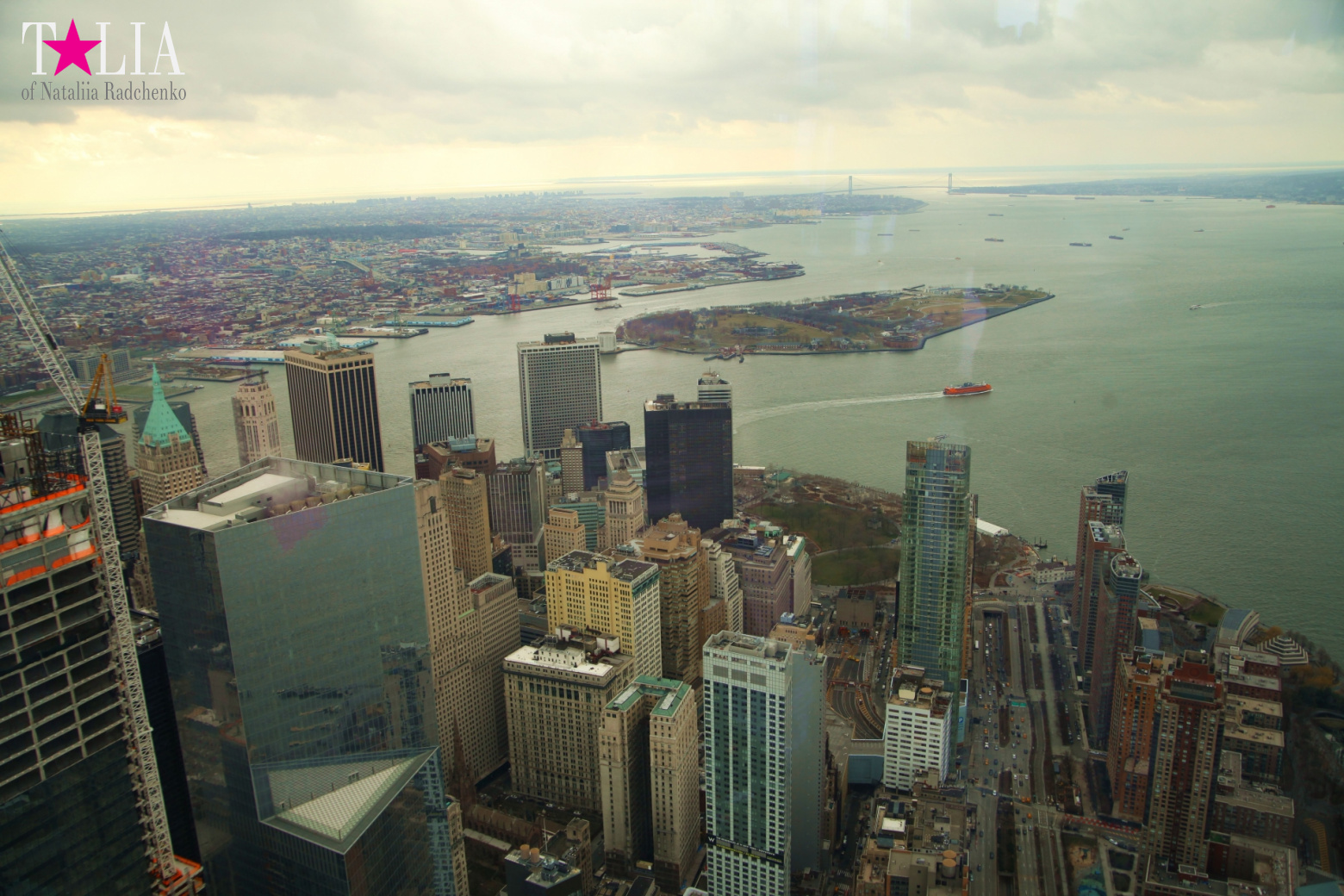 The 100th floor of the World Trade Center or One World Observatory in New York