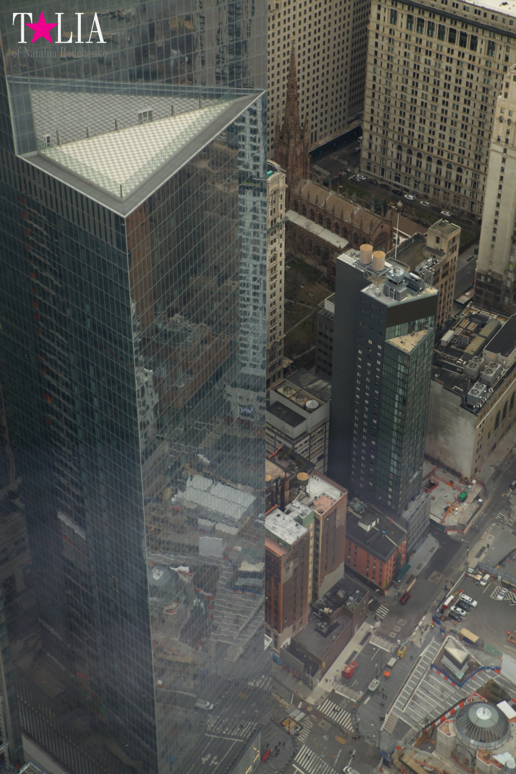 The 100th floor of the World Trade Center or One World Observatory in New York