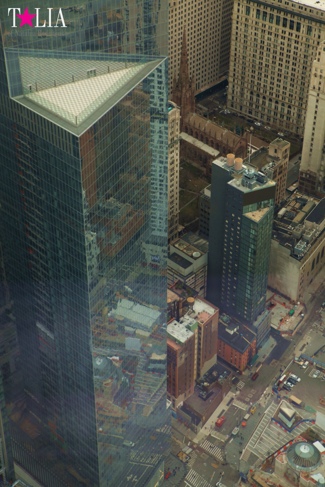 The 100th floor of the World Trade Center or One World Observatory in New York