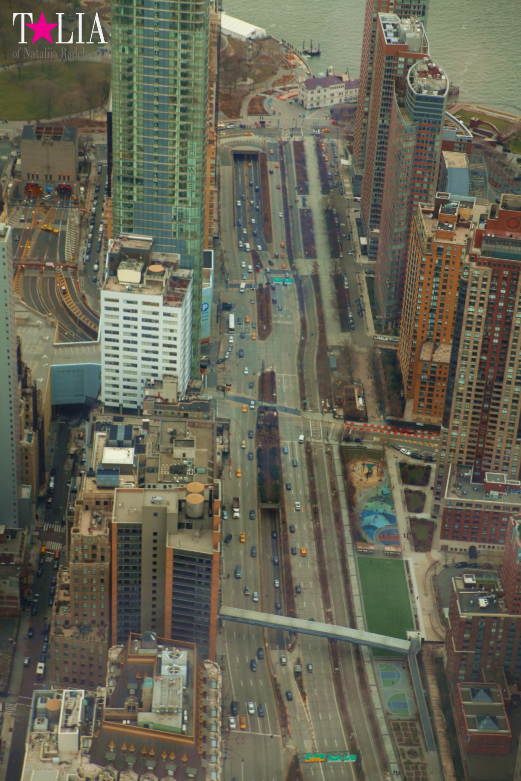 The 100th floor of the World Trade Center or One World Observatory in New York