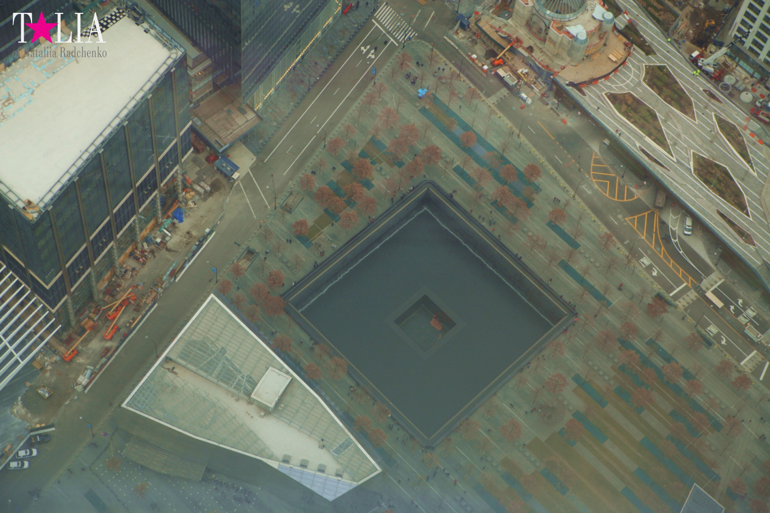 The 100th floor of the World Trade Center or One World Observatory in New York