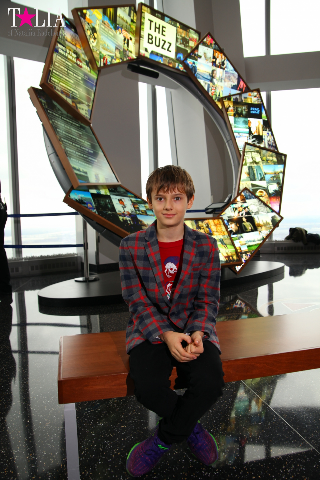 The 100th floor of the World Trade Center or One World Observatory in New York