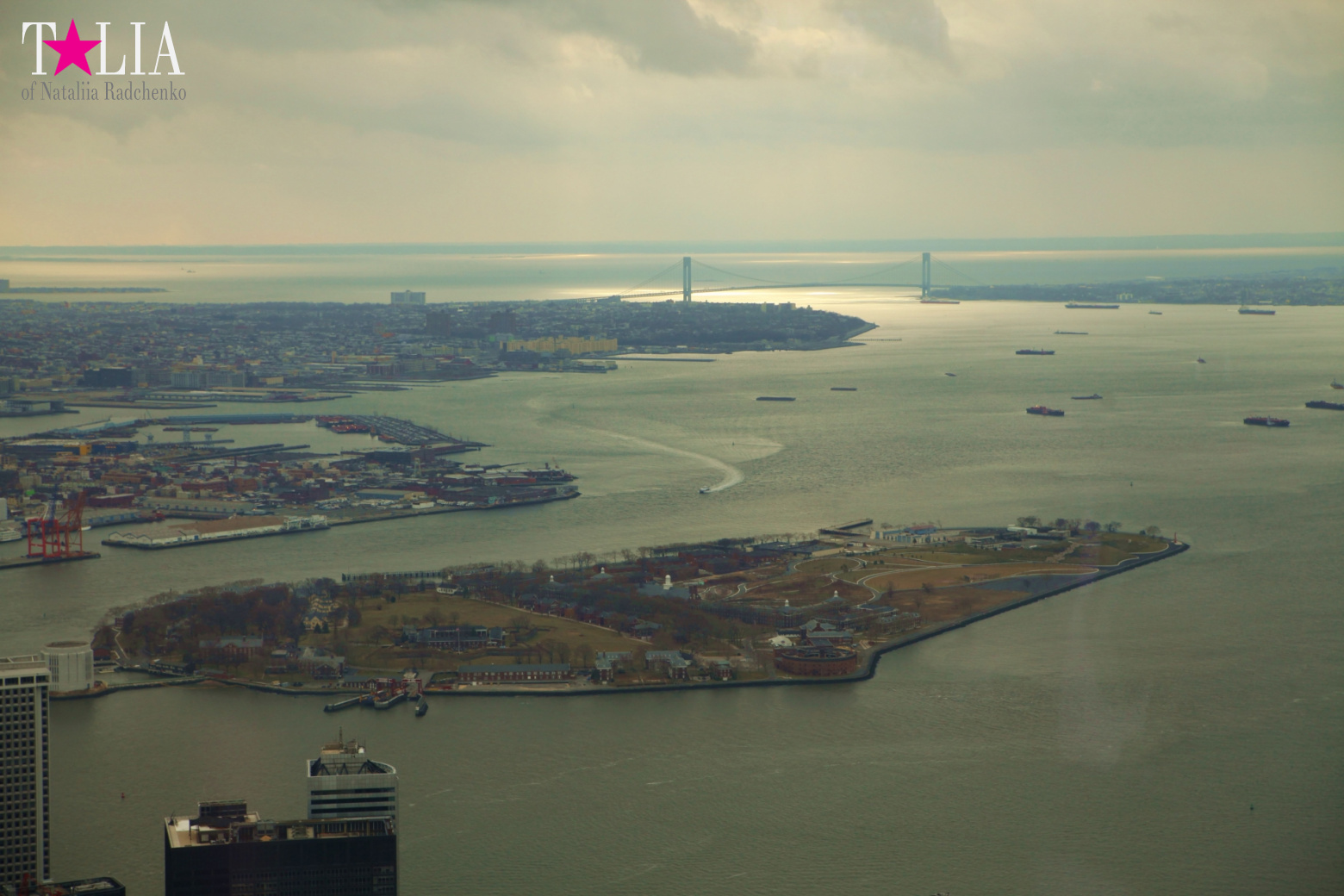 The 100th floor of the World Trade Center or One World Observatory in New York