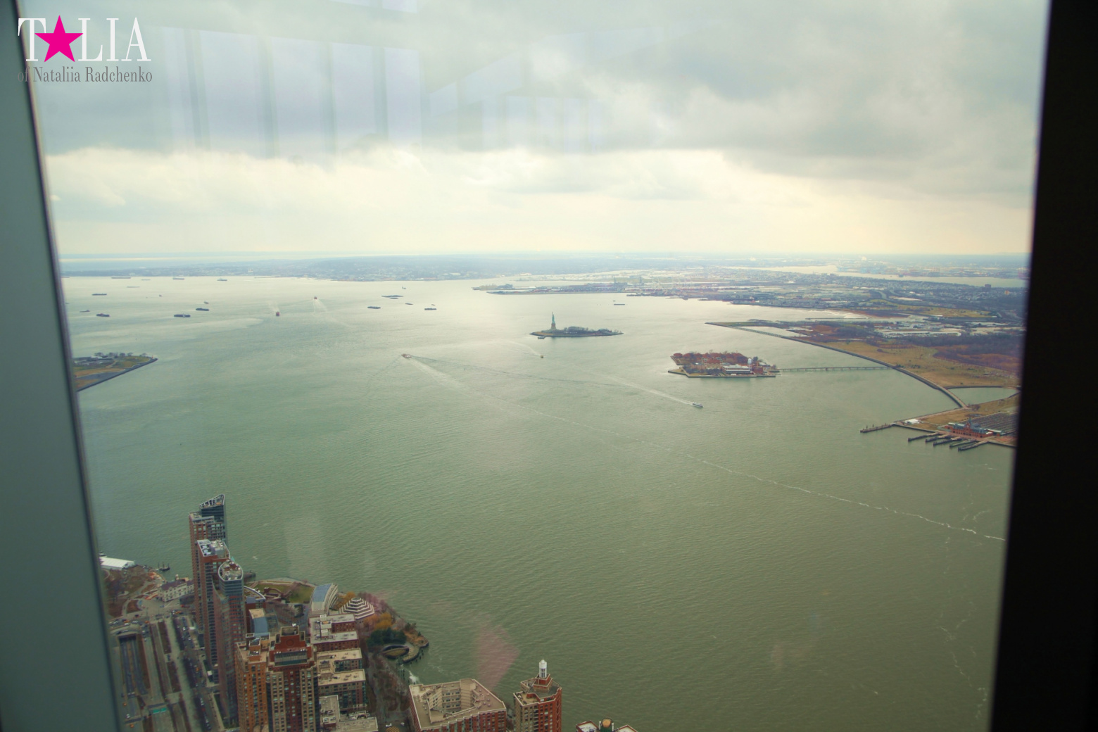 The 100th floor of the World Trade Center or One World Observatory in New York
