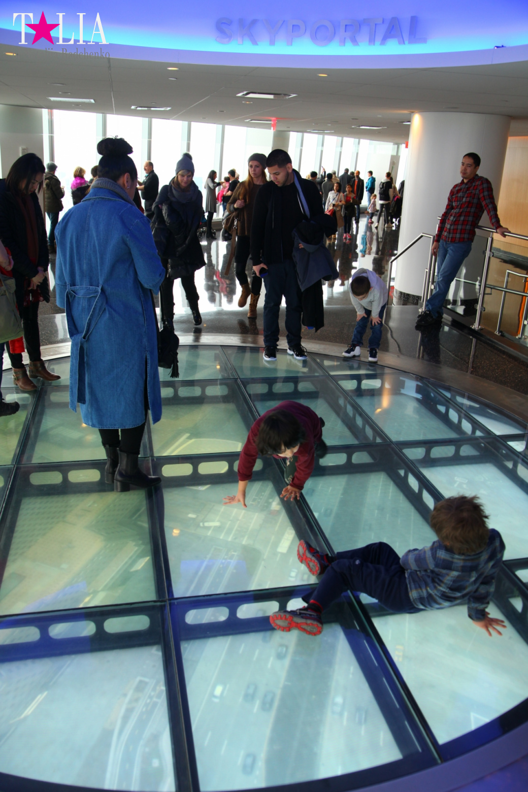 The 100th floor of the World Trade Center or One World Observatory in New York