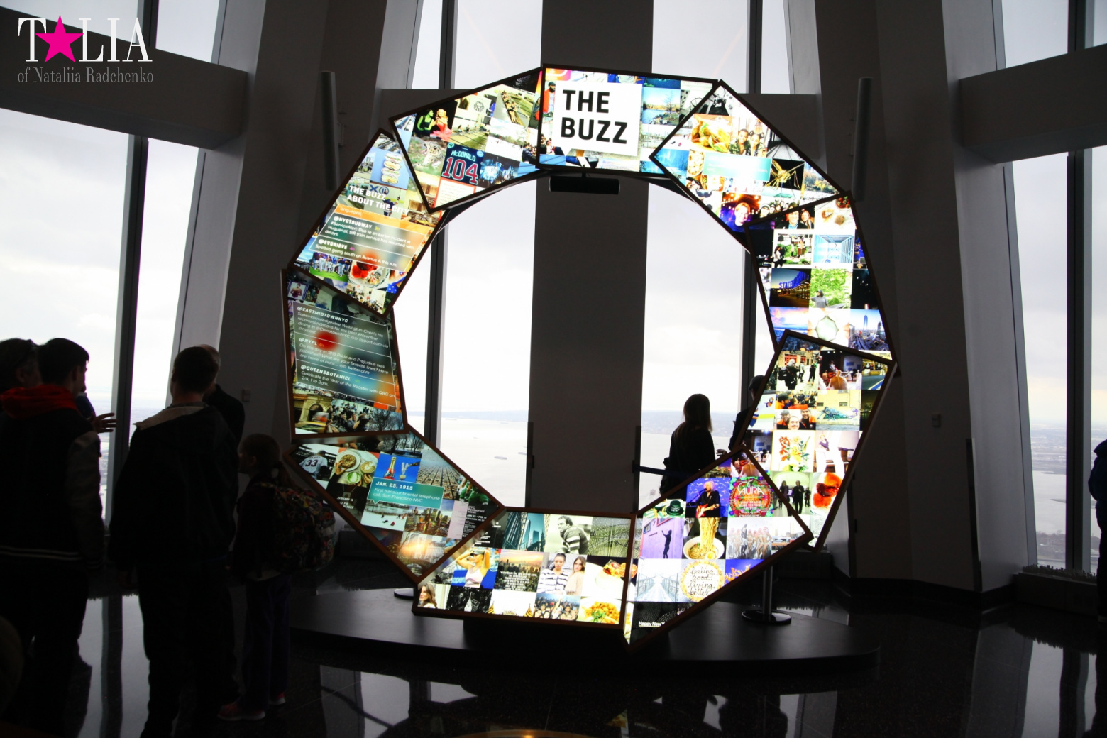 The 100th floor of the World Trade Center or One World Observatory in New York