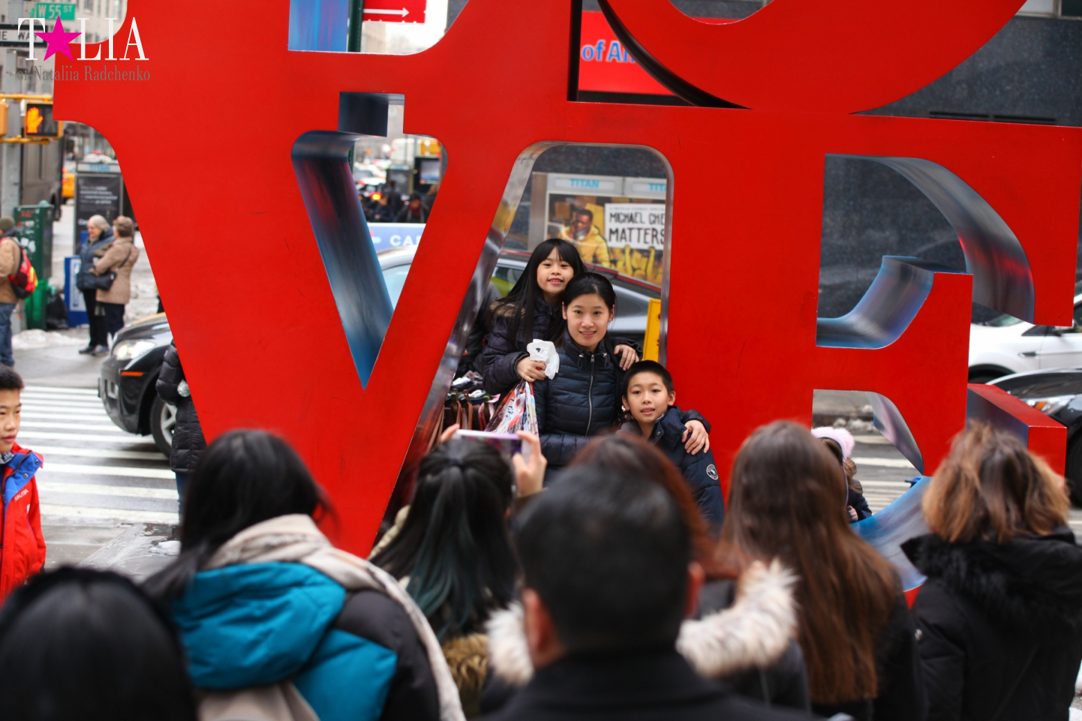 LOVE and HOPE sculptures in New York City