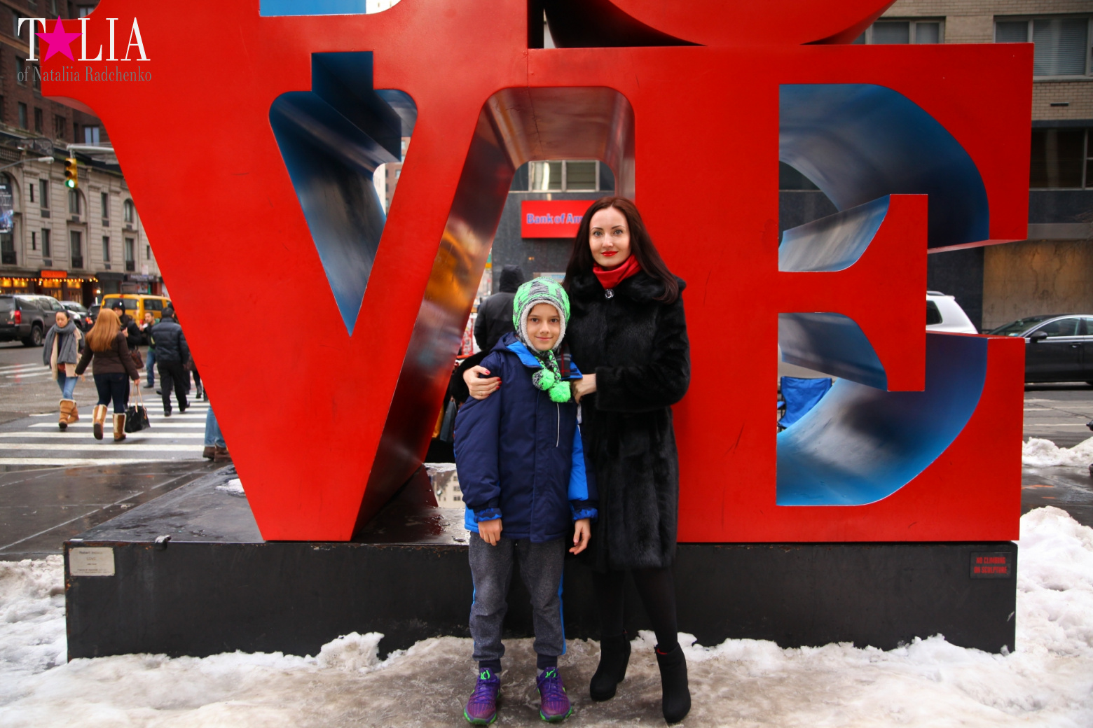 LOVE and HOPE sculptures in New York City
