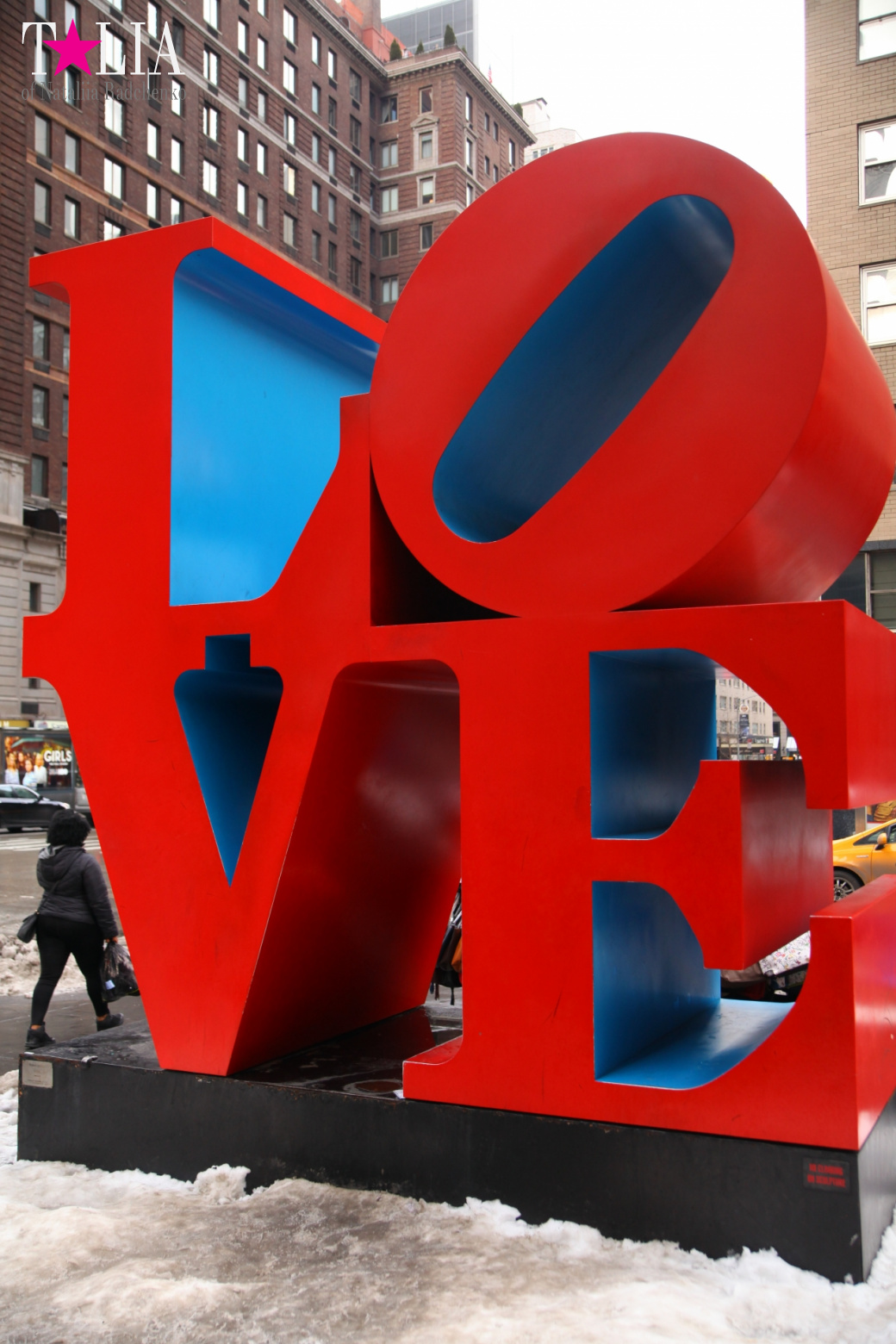 LOVE and HOPE sculptures in New York City