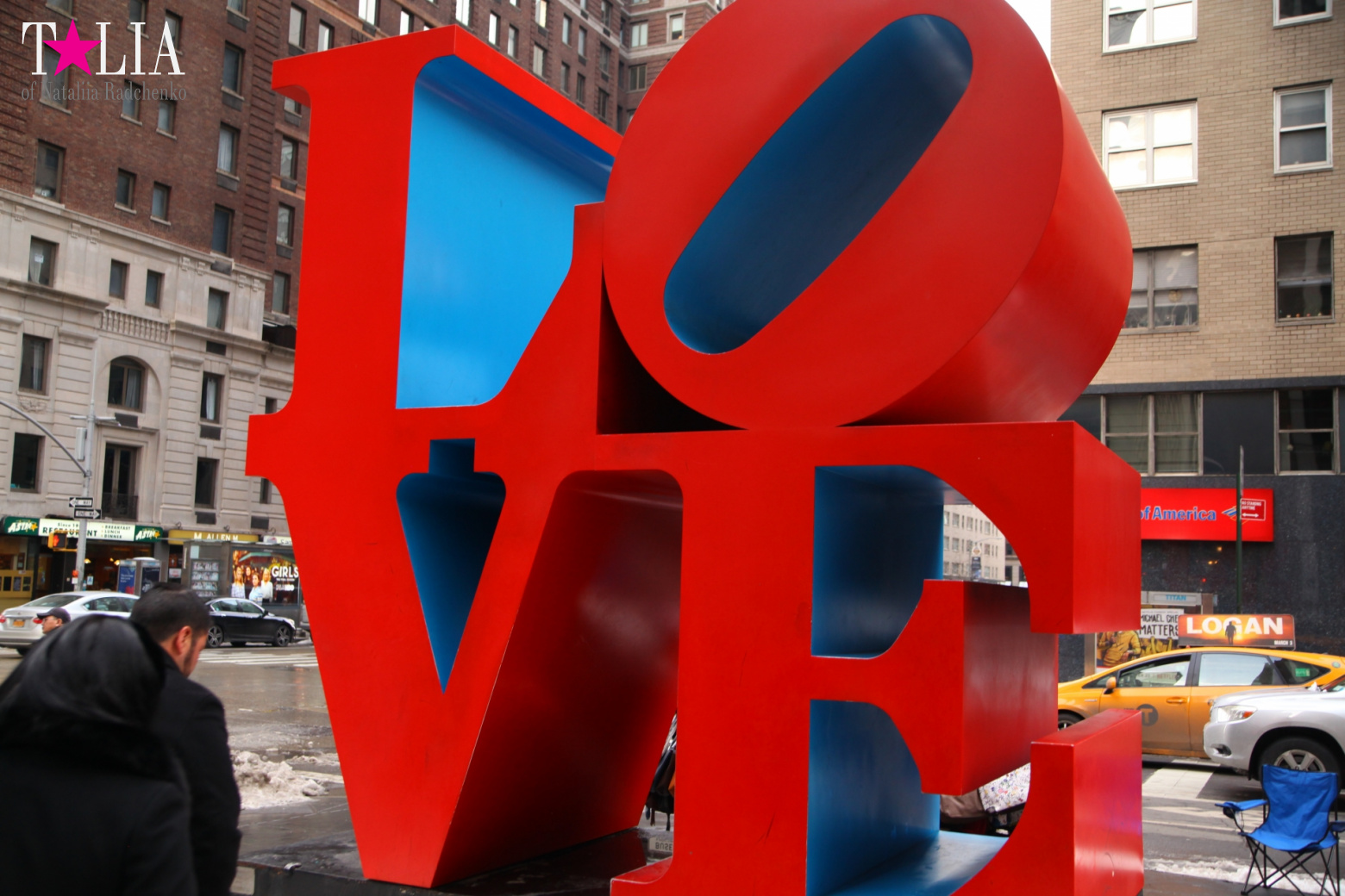 LOVE and HOPE sculptures in New York City