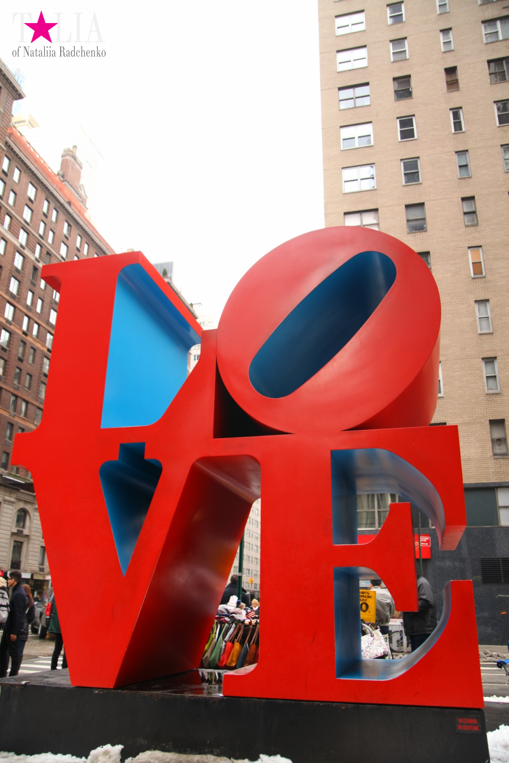LOVE and HOPE sculptures in New York City