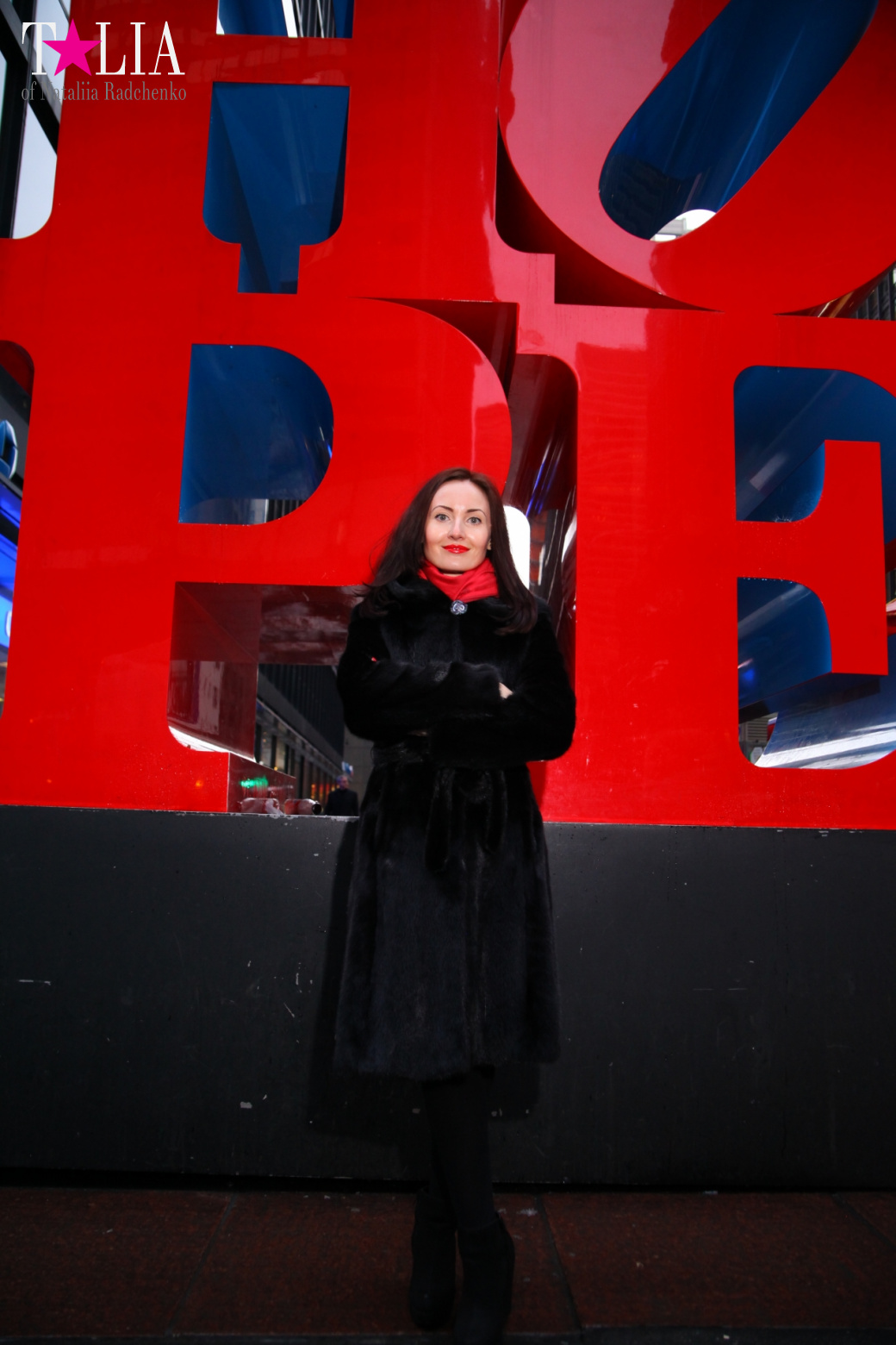 LOVE and HOPE sculptures in New York City