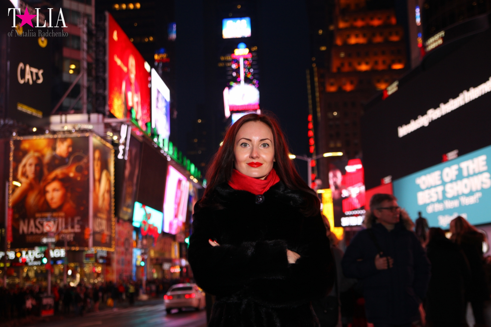 The Heart Sculpture for Valentine's Day and the Red Stairs Duffy in Times Square
