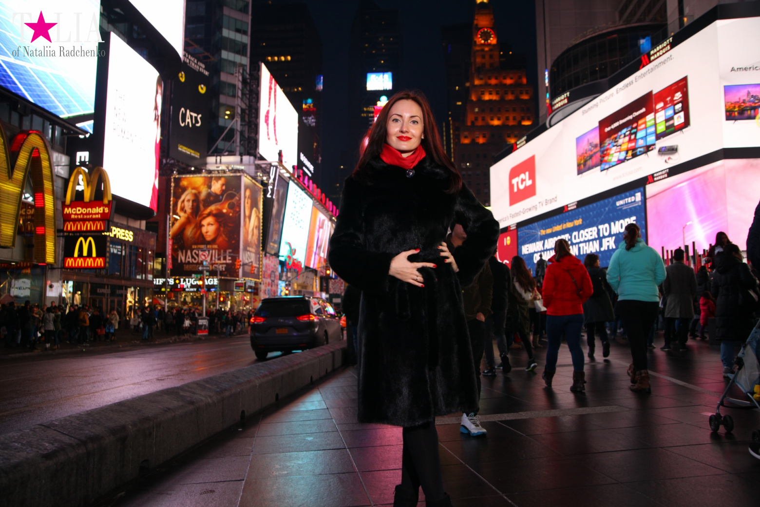 The Heart Sculpture for Valentine's Day and the Red Stairs Duffy in Times Square