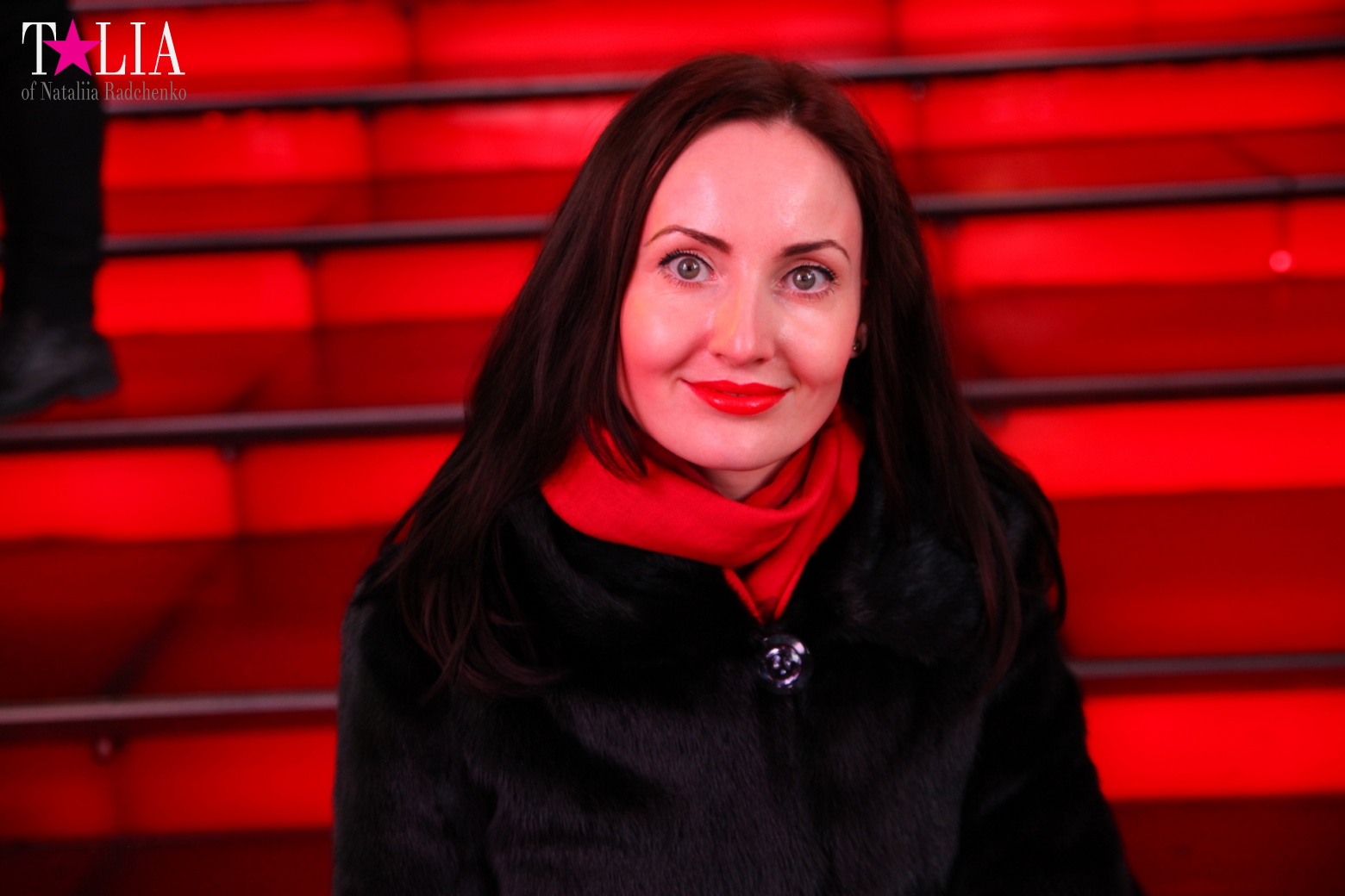 The Heart Sculpture for Valentine's Day and the Red Stairs Duffy in Times Square