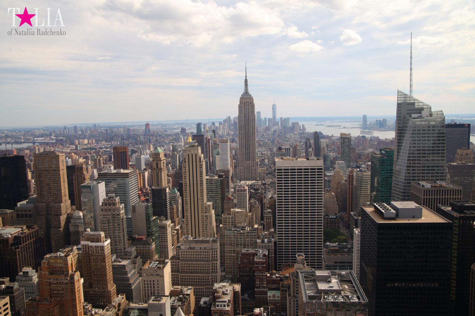 Смотровая площадка Рокфеллер-центра в Нью-Йорке
