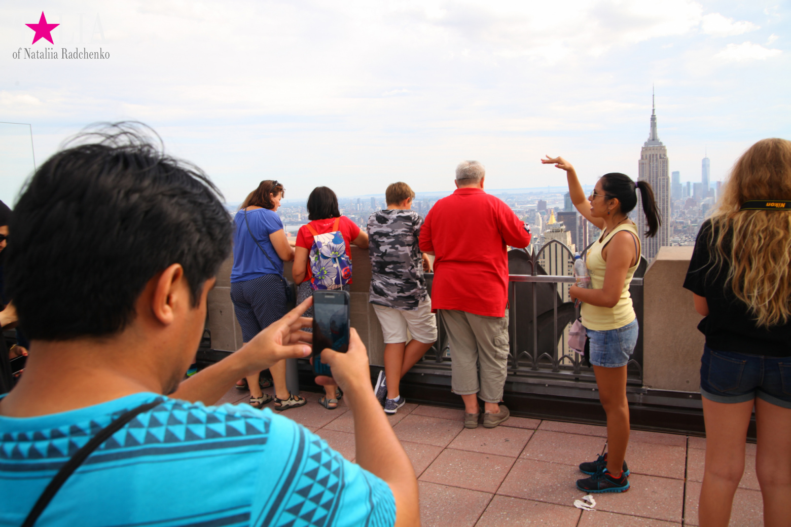 Смотровая площадка Рокфеллер-центра в Нью-Йорке