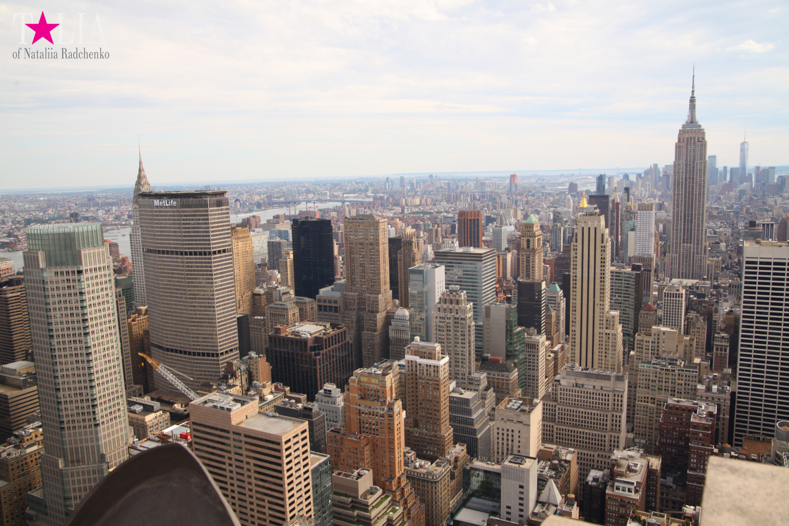 Смотровая площадка Рокфеллер-центра в Нью-Йорке