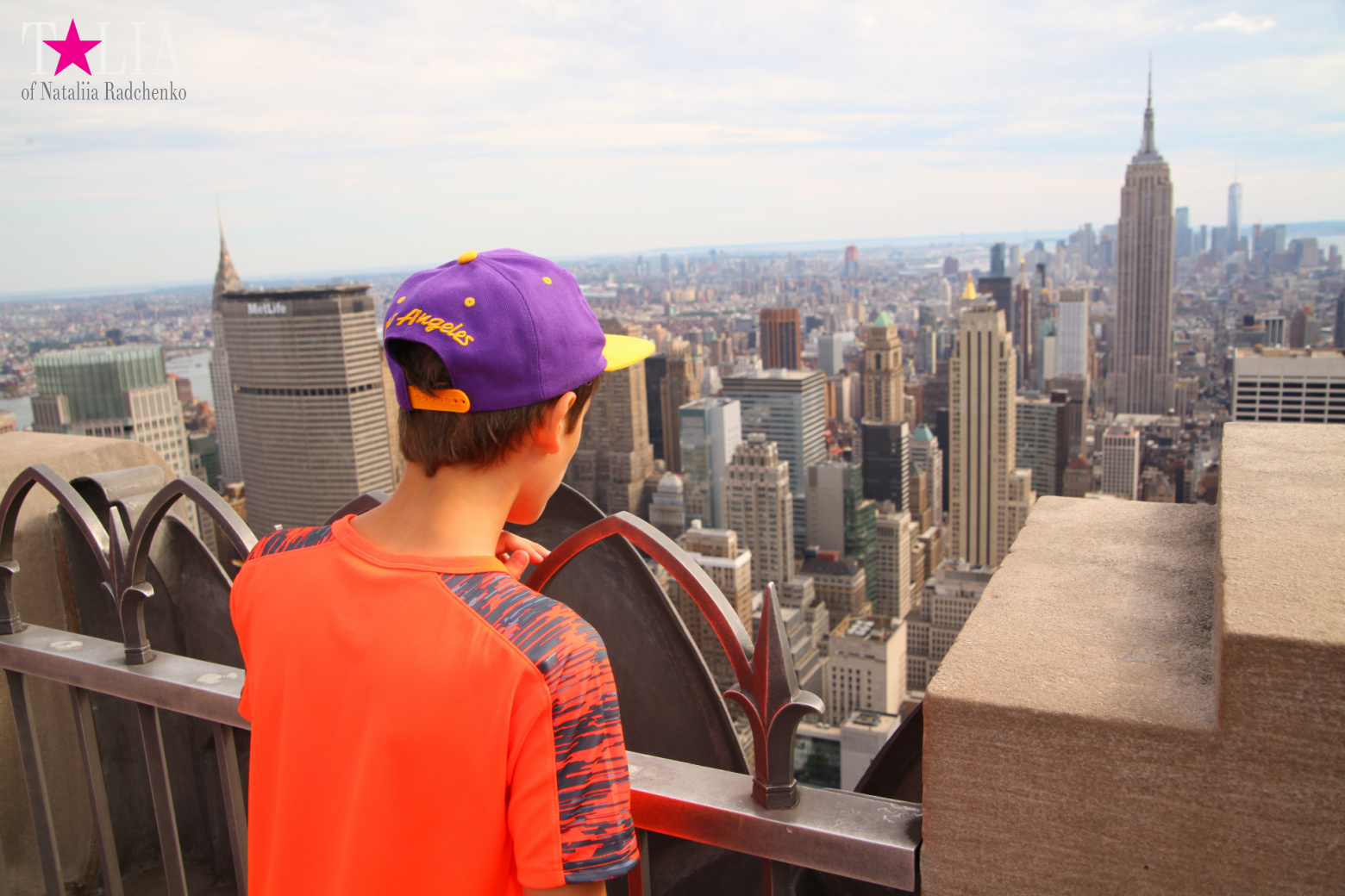 Смотровая площадка Рокфеллер-центра в Нью-Йорке