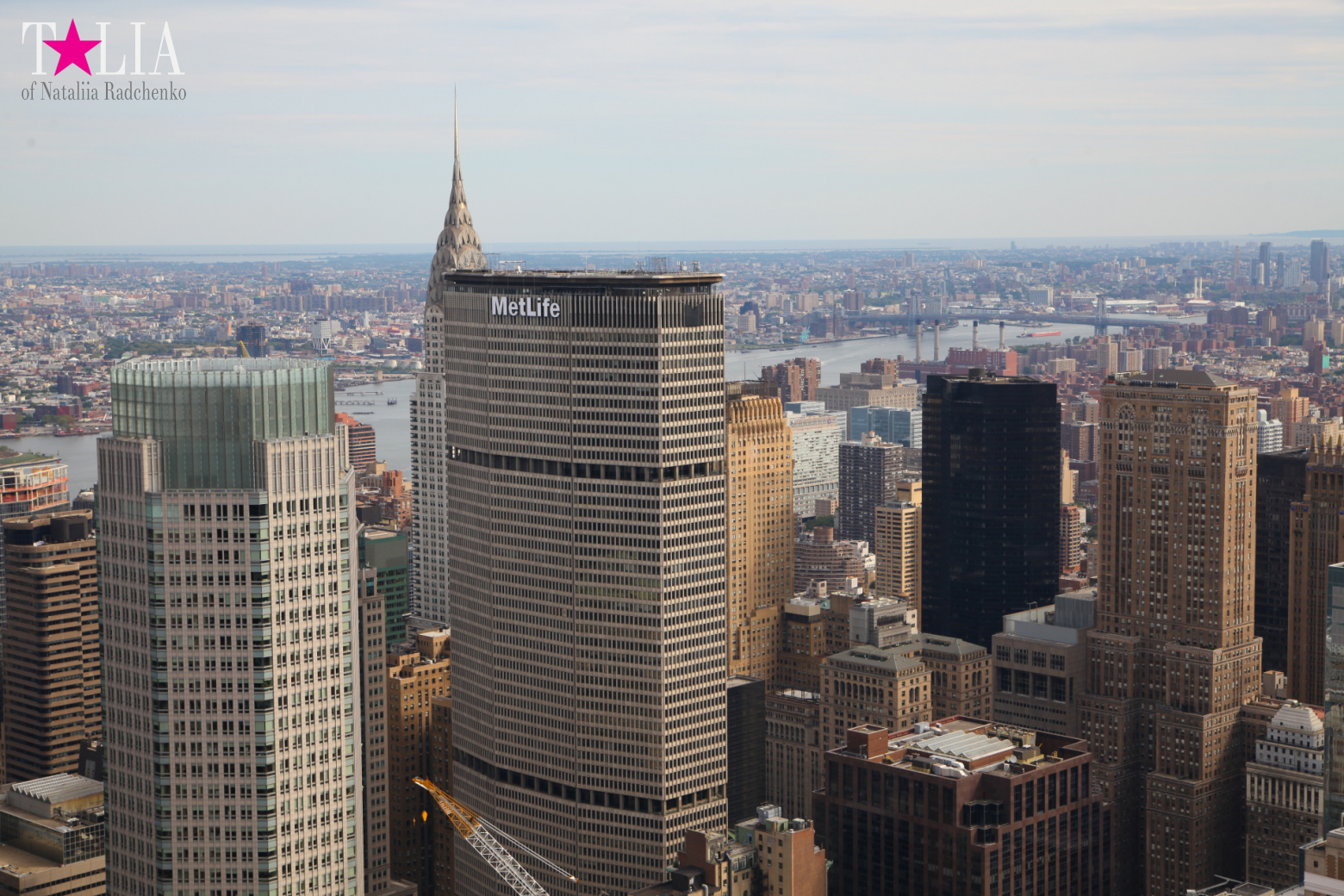 Смотровая площадка Рокфеллер-центра в Нью-Йорке