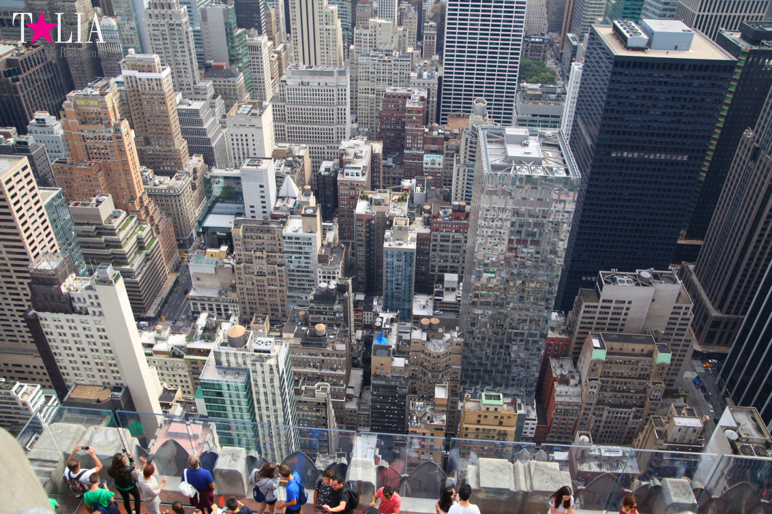 Смотровая площадка Рокфеллер-центра в Нью-Йорке