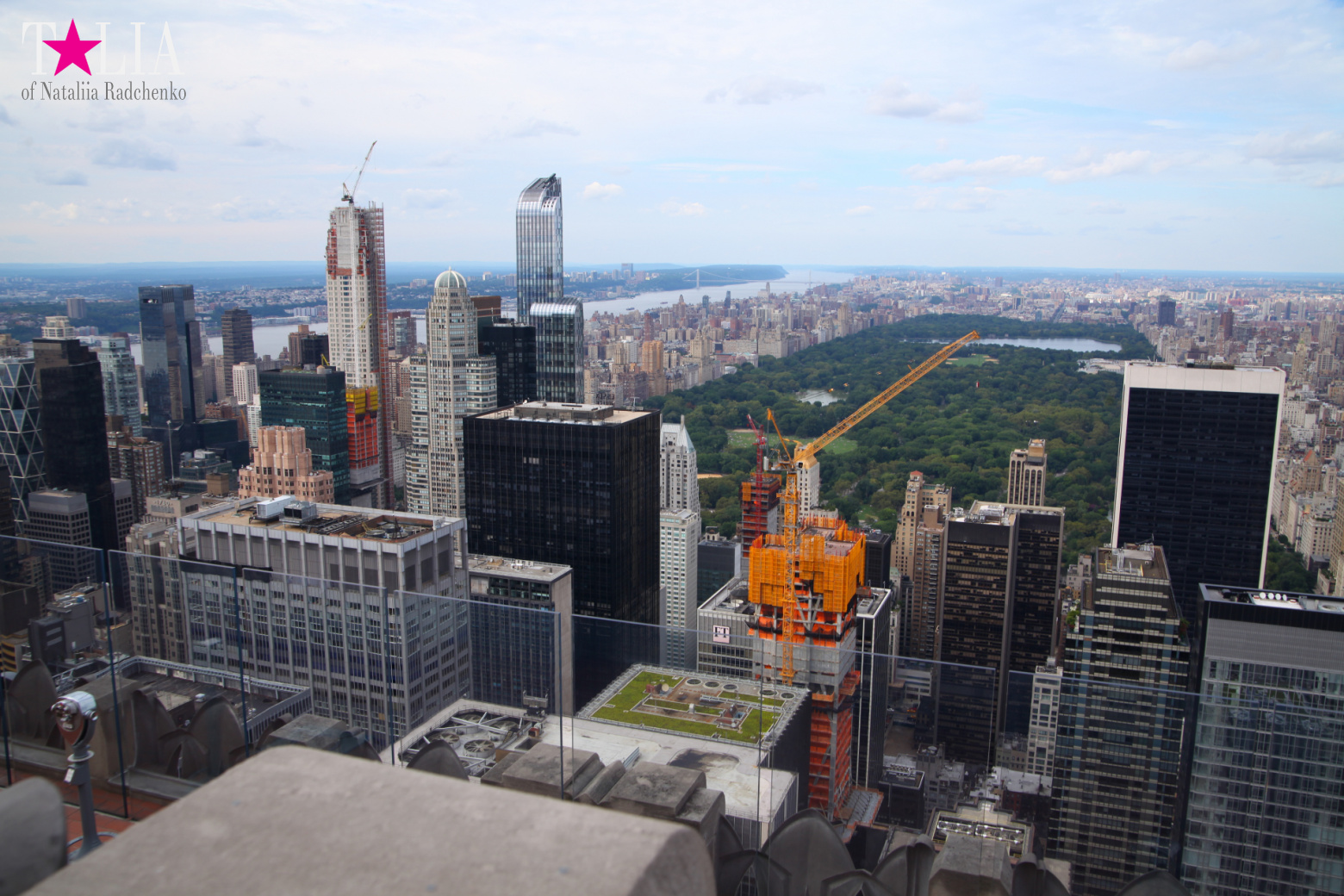 Смотровая площадка Рокфеллер-центра в Нью-Йорке