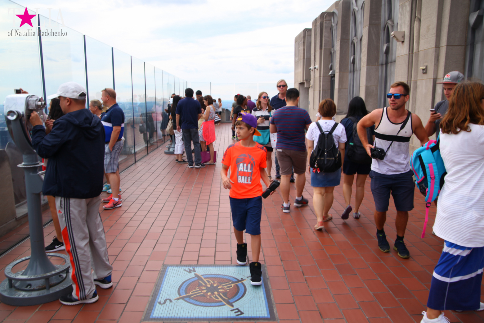 Смотровая площадка Рокфеллер-центра в Нью-Йорке