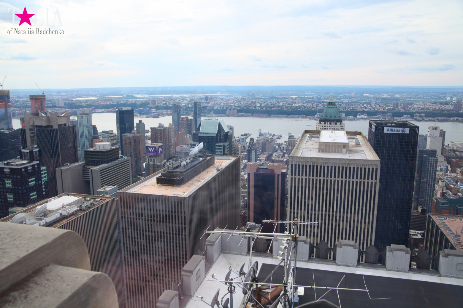 Смотровая площадка Рокфеллер-центра в Нью-Йорке