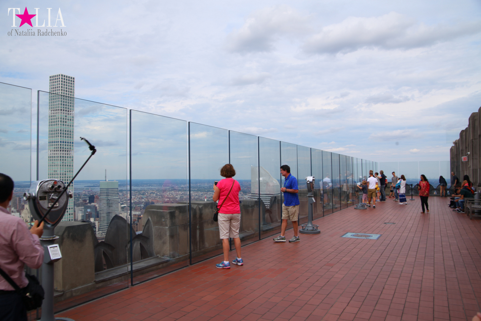 Смотровая площадка Рокфеллер-центра в Нью-Йорке