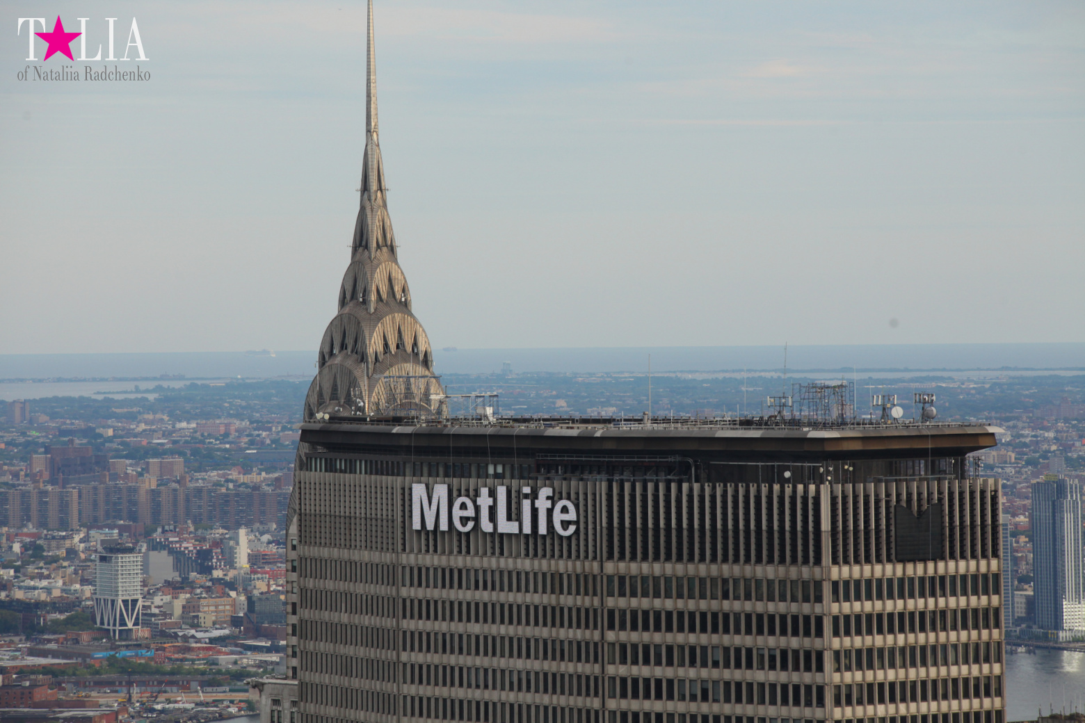 Смотровая площадка Рокфеллер-центра в Нью-Йорке