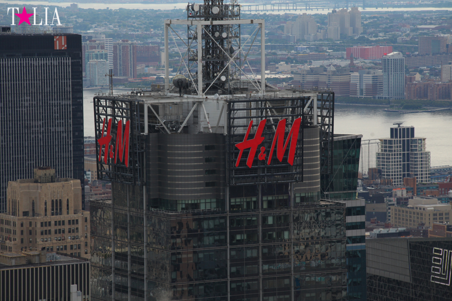 Смотровая площадка Рокфеллер-центра в Нью-Йорке