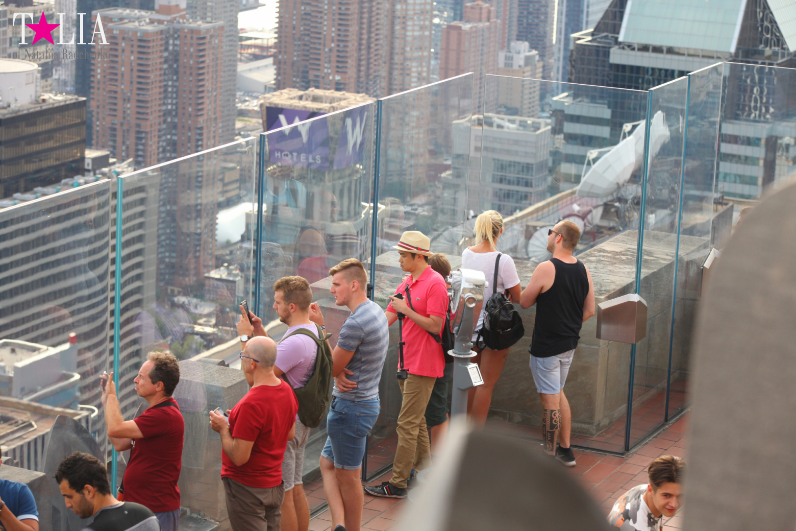 Смотровая площадка Рокфеллер-центра в Нью-Йорке