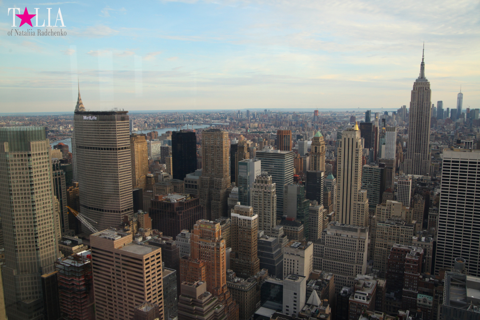 Смотровая площадка Рокфеллер-центра в Нью-Йорке
