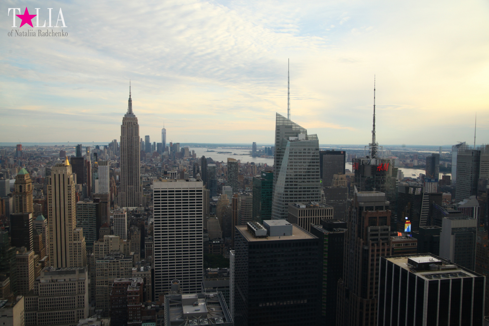 Смотровая площадка Рокфеллер-центра в Нью-Йорке