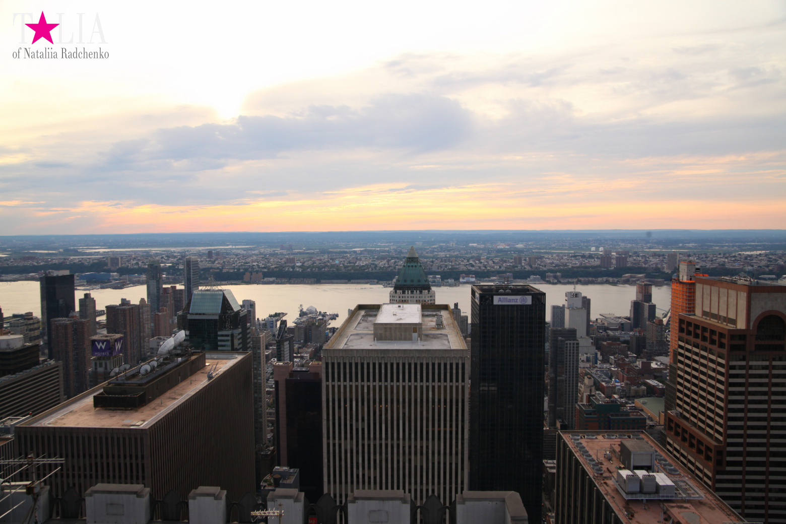 Смотровая площадка Рокфеллер-центра в Нью-Йорке