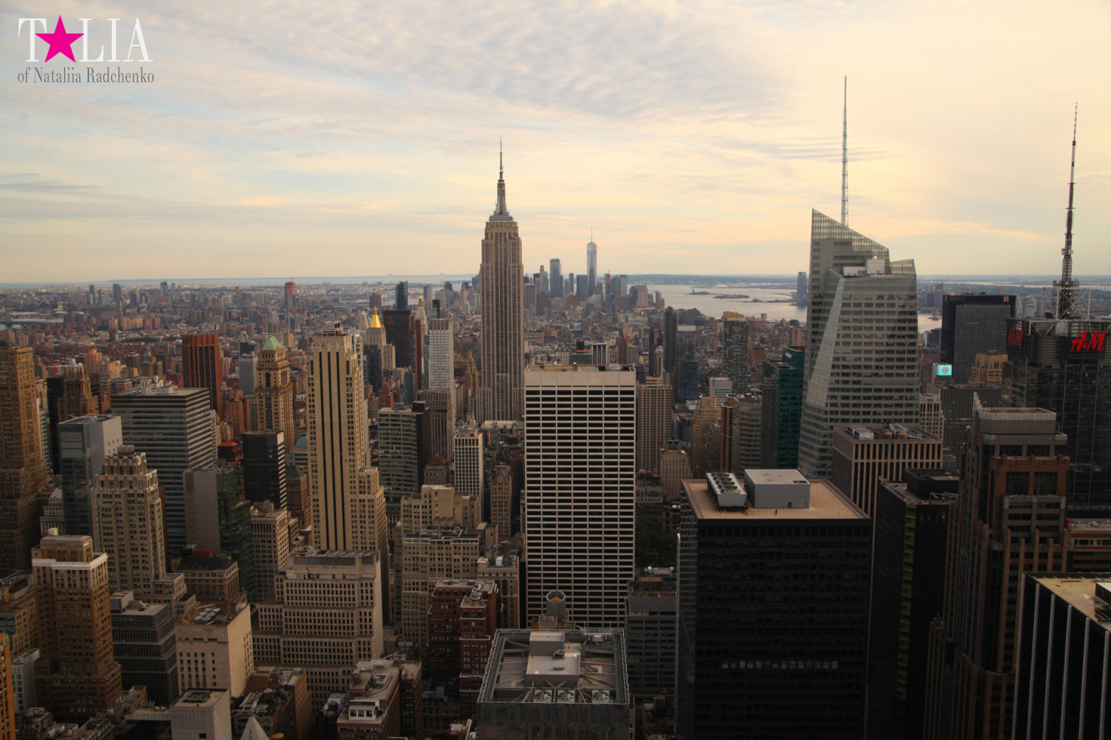 Смотровая площадка Рокфеллер-центра в Нью-Йорке