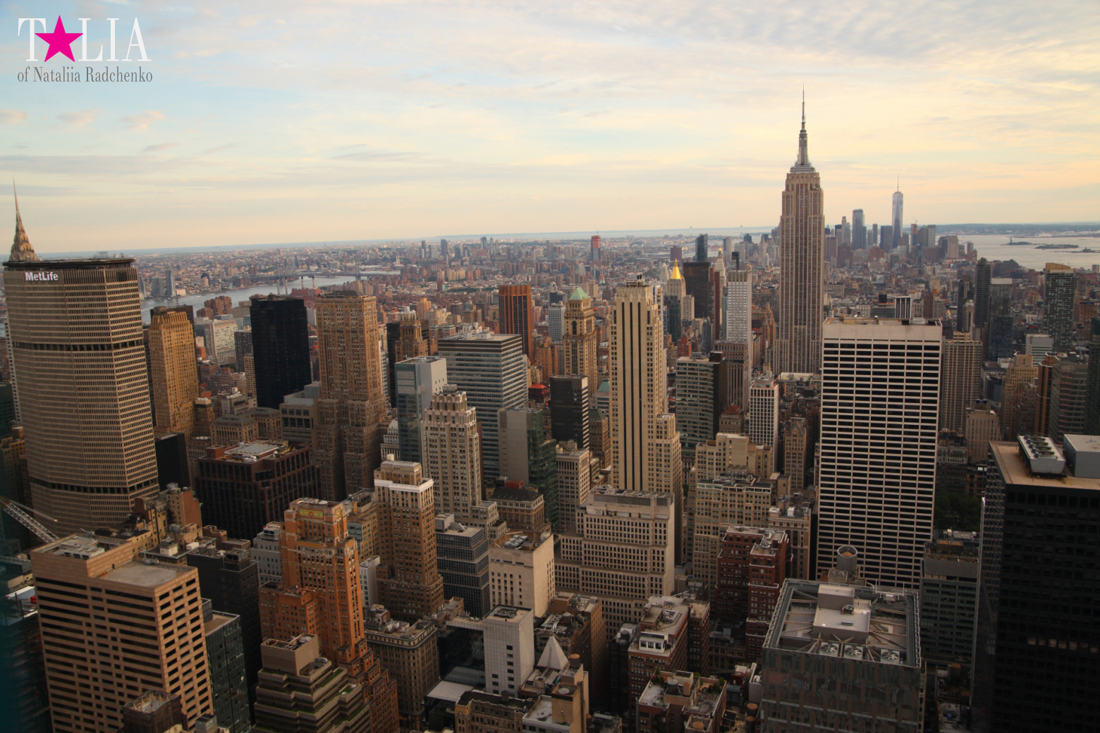 Смотровая площадка Рокфеллер-центра в Нью-Йорке