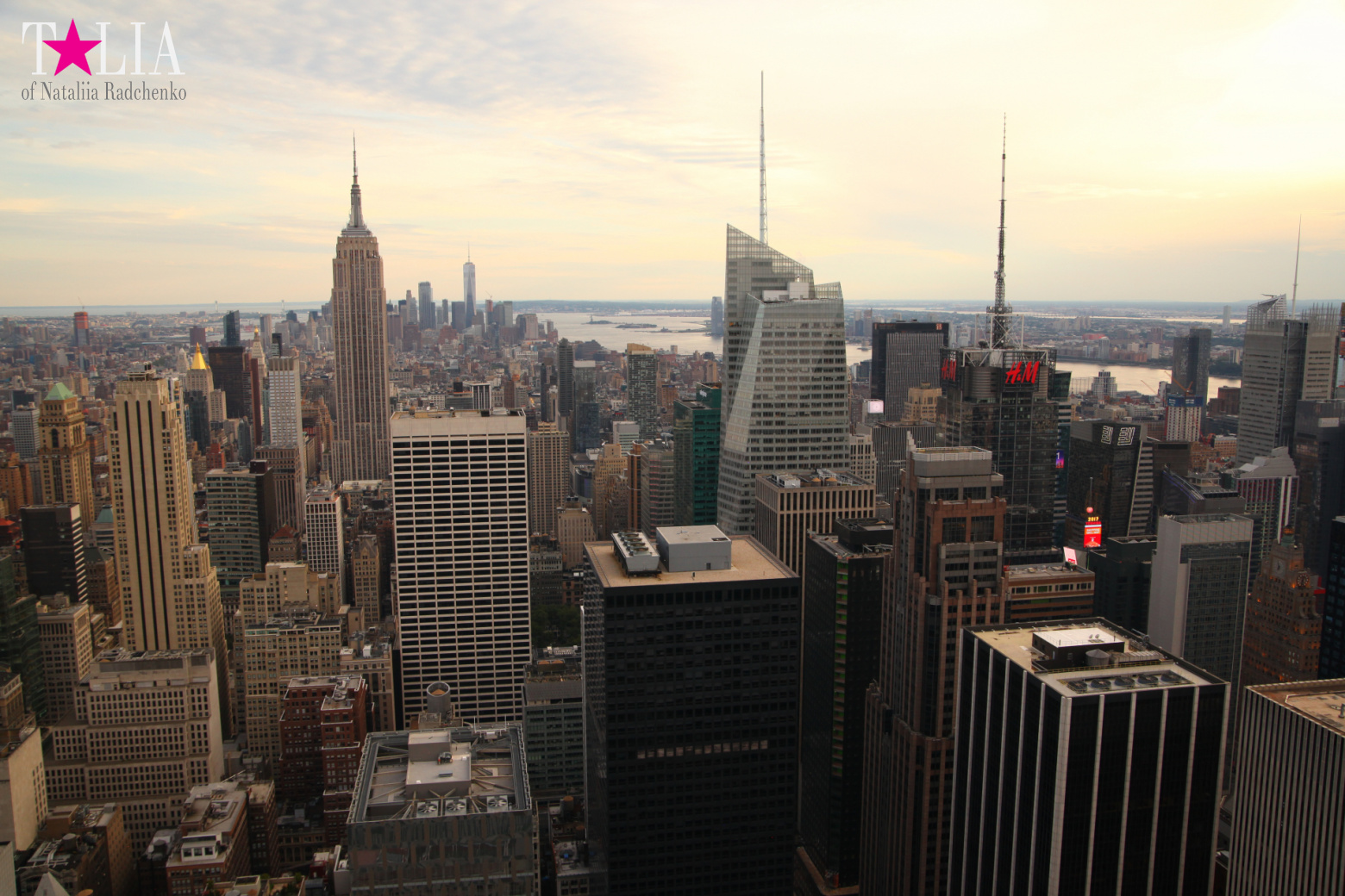 Смотровая площадка Рокфеллер-центра в Нью-Йорке