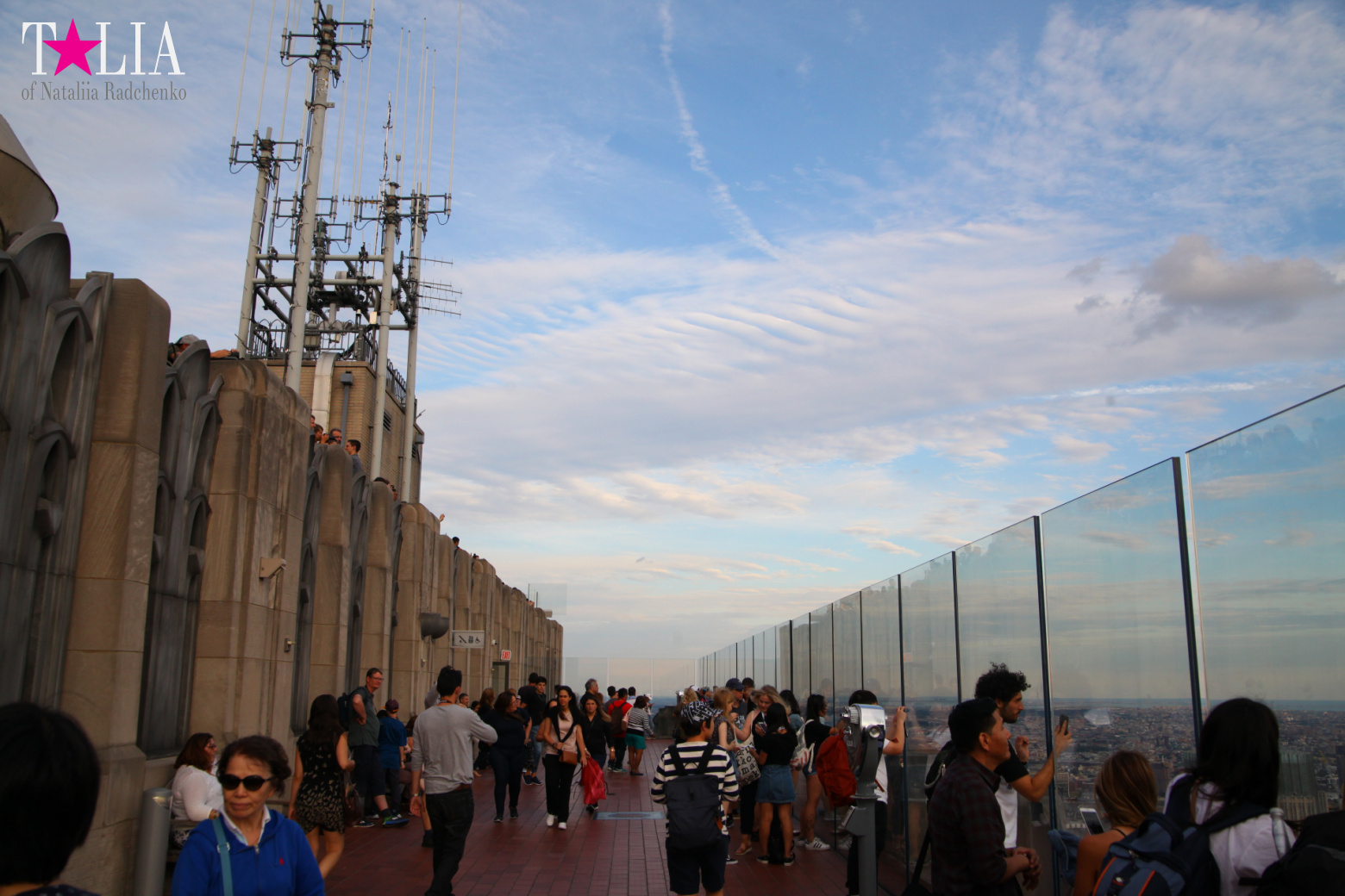 Смотровая площадка Рокфеллер-центра в Нью-Йорке