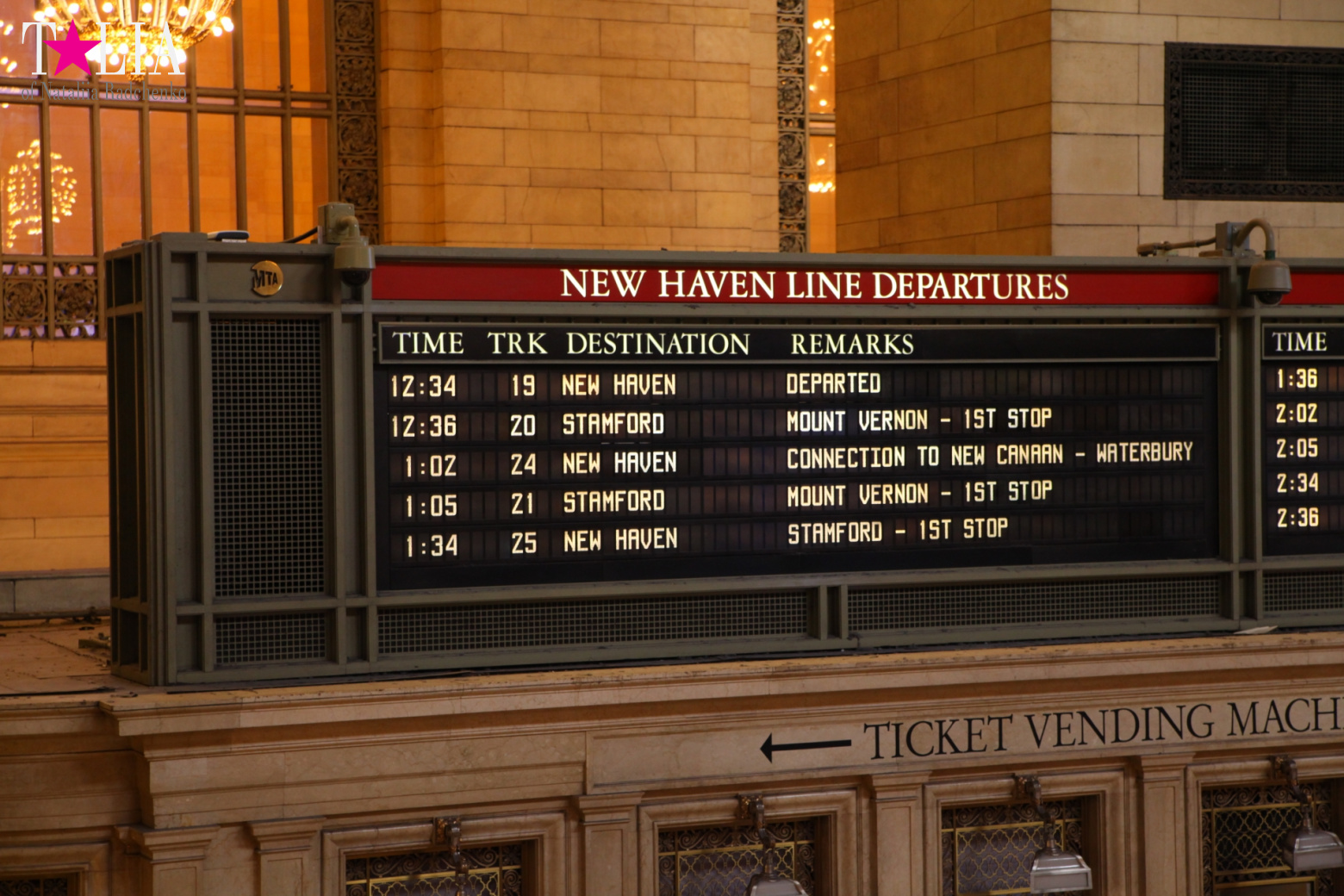 Гранд Централ Терминал или Центральный Вокзал Нью-Йорка