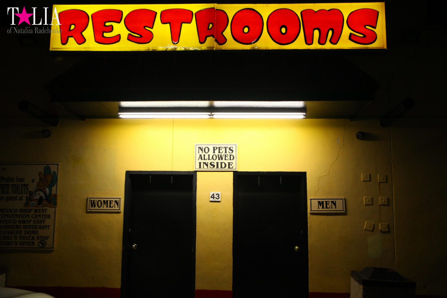 ''South of the Border". The middle of the way from New York to Miami by car